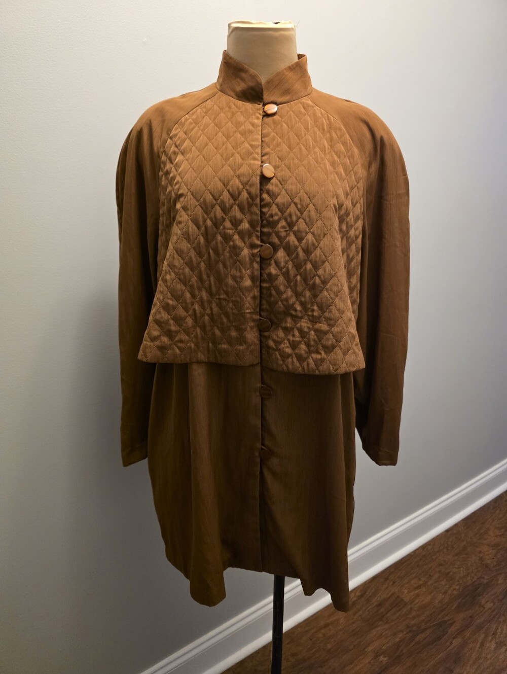 S.G. Sport Collection Quilted Button Front Shaket